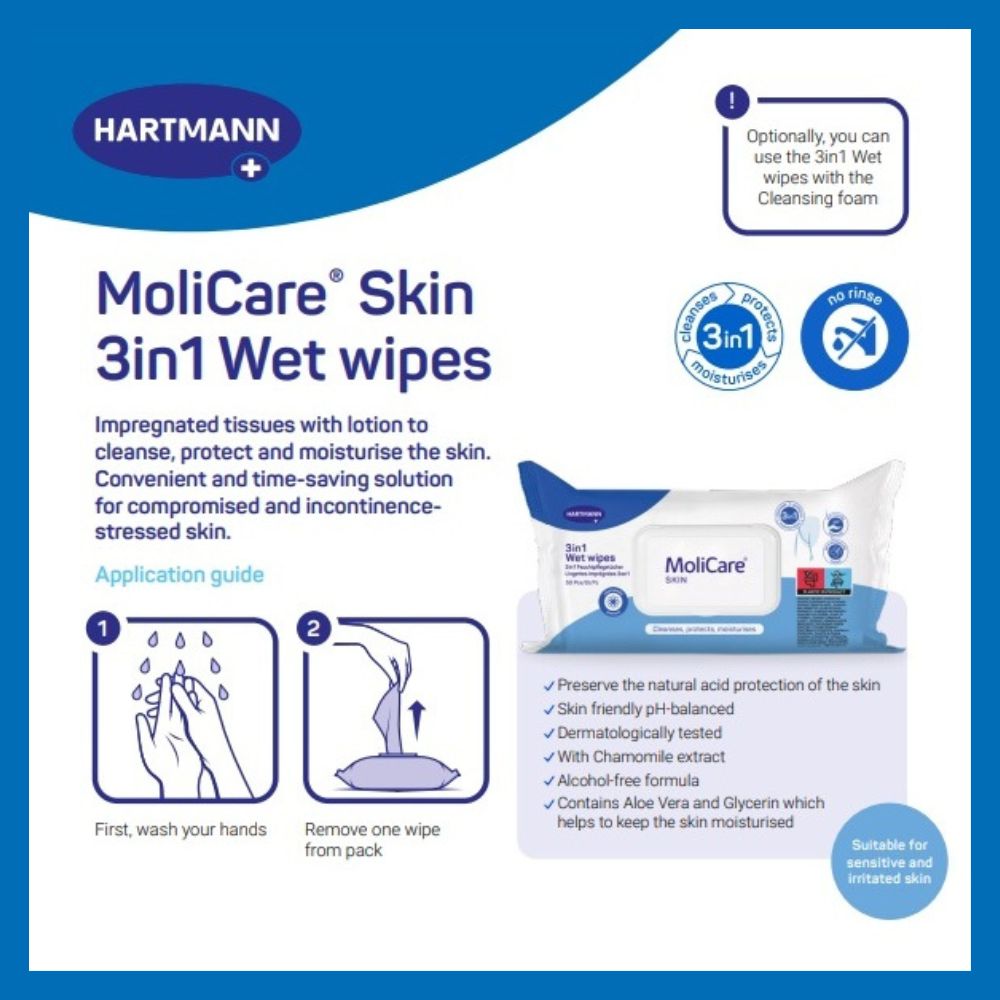 molicare 3in1 wet wipe guide