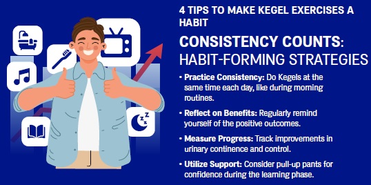 tips for making kegels a habit