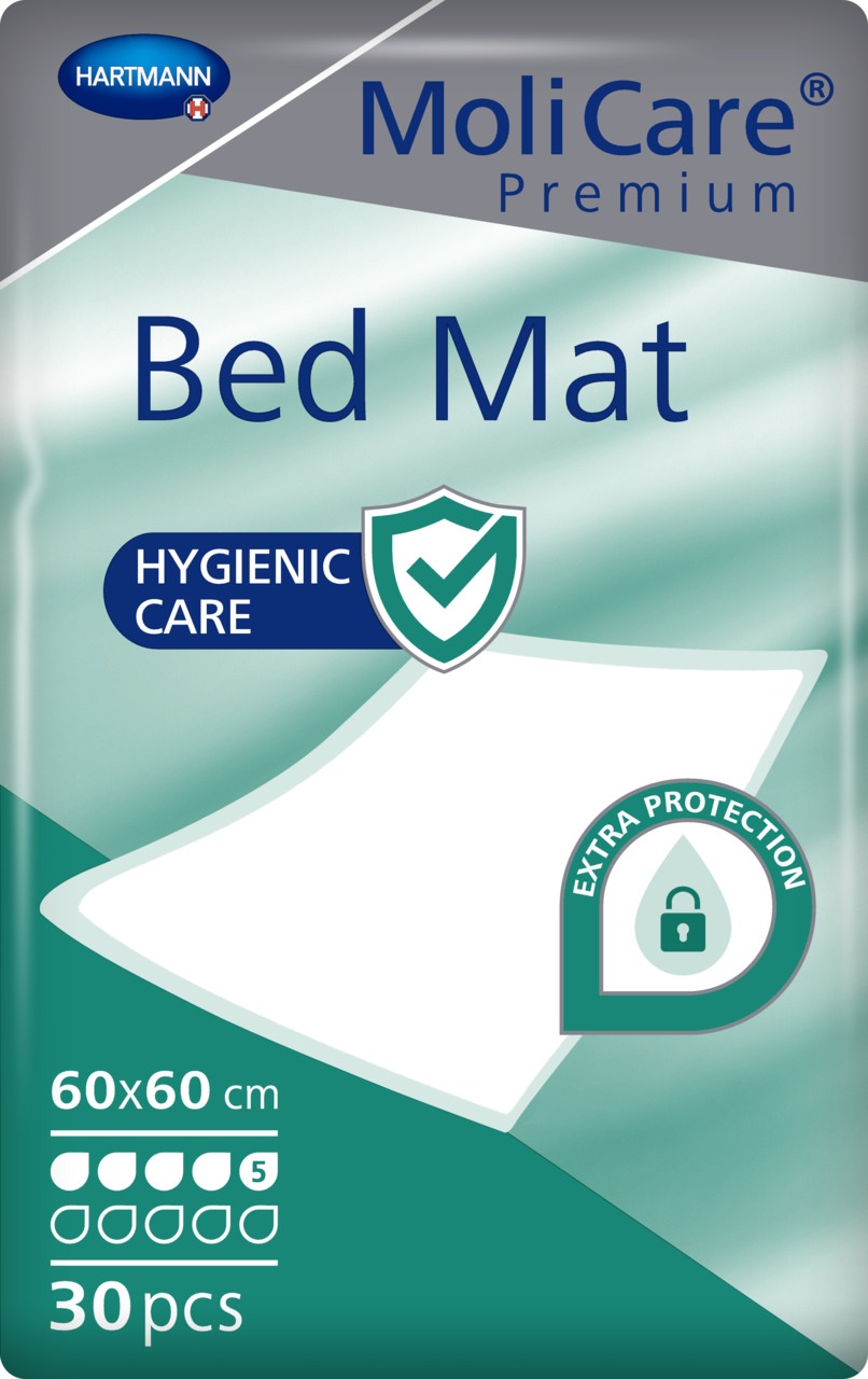 types of incontinence pads bed protection