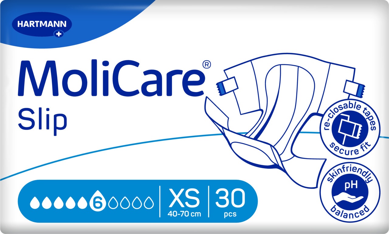 types of incontinence pads molicare slips